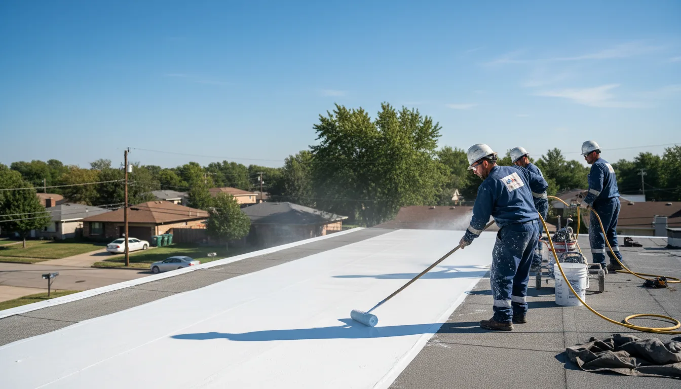 Commercial roof coating in Somerville, OH near me
